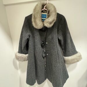 Girls 4t vintage dress coat